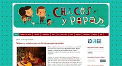 Desktop Screenshot of chicosypapas.com.ar